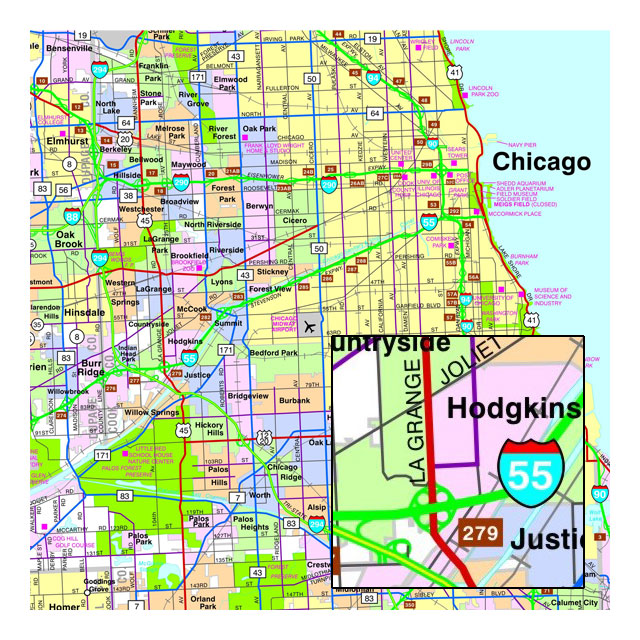 Milwaukee Map - Illinois Wall Maps Milwaukee Map - Illinois Wall Maps